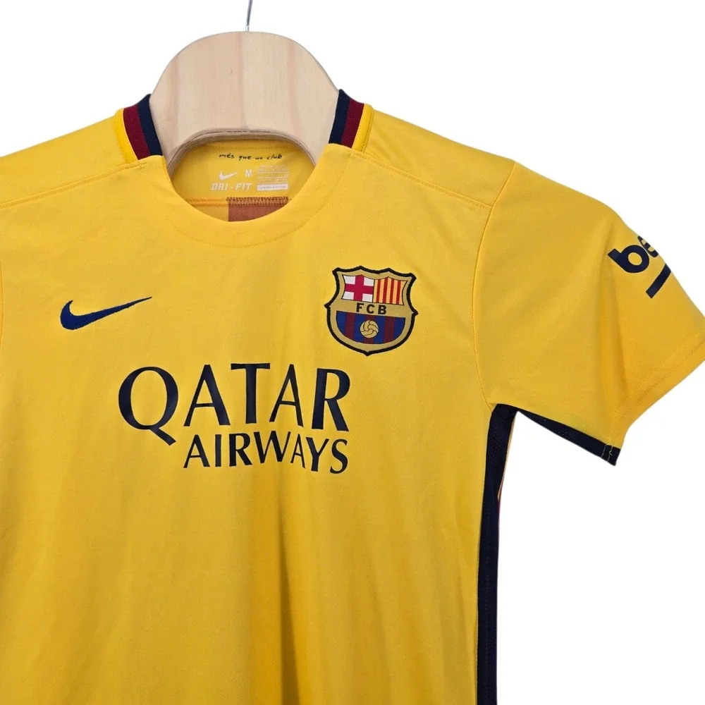 2015/16 Barcelona Away Jersey #10 Messi Size Medium Nike Soccer La Liga kit